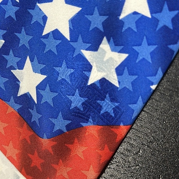 Harley-Davidson Flag and Eagle Patriotic Silk Neck Tie - Picture 6 of 9
